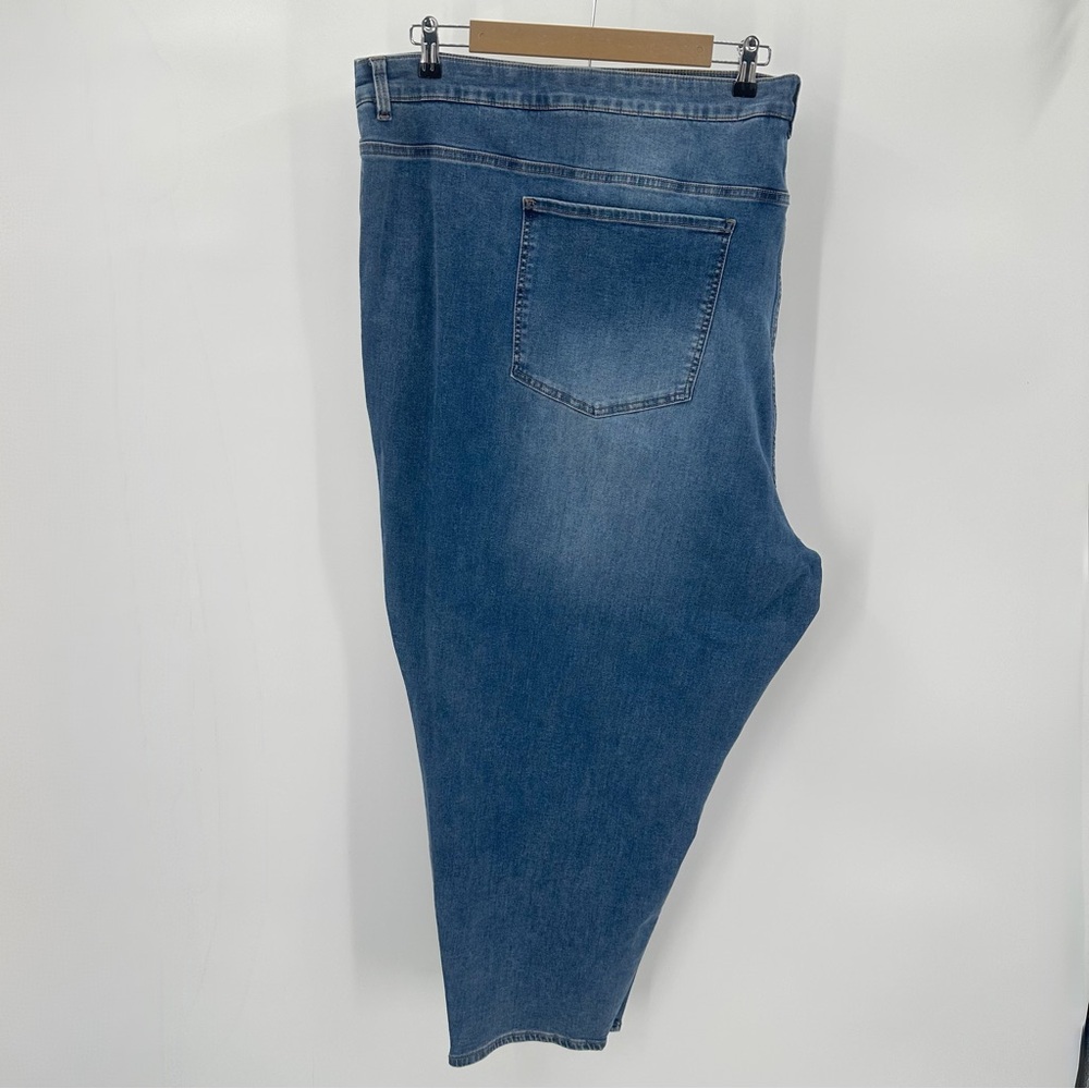Universal Standard Jeans Womens 40 Plus Blue SEINE High Rise Skinny 27" Inseam